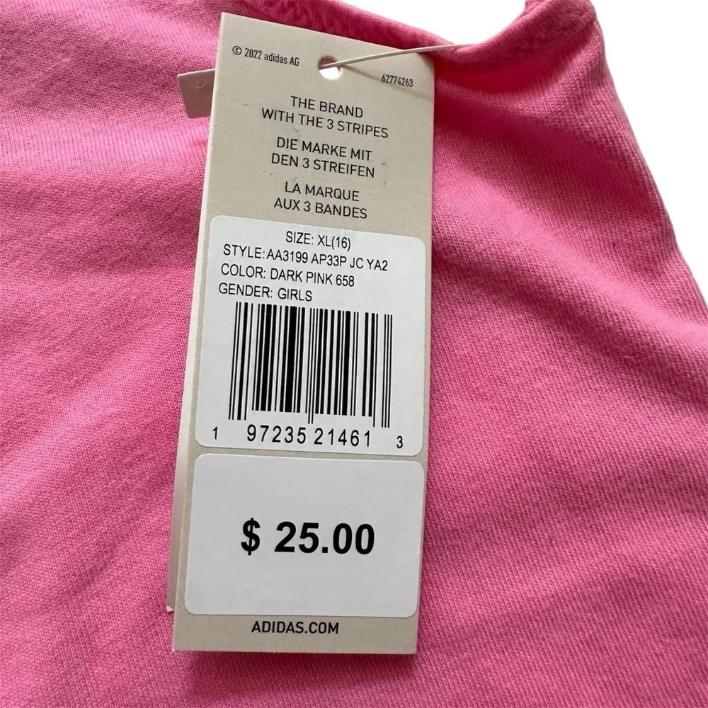 Adidas Girls Tank and Leggings Set Size XL NWT